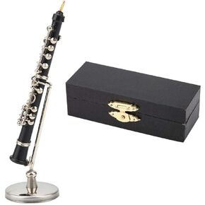 Mini Oboe Model Musical Instrument Miniature Decoration for Home Coffee Ornament