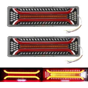 12 فولت مقطورة الفرامل بدوره أضواء الذيل مع لوحة ترخيص مصباح الضباب عكس وامض متسلسل بدوره مصباح إشارة الكل في واحد للشاحنات RV جرار UTV مركبات البناء قارب قافلة in Kuwait