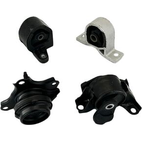 4 Pack Engine Motor Mount for 2001-2005 Honda Civic 1.7L Motor Transmission Mounts for Auto Trans Replace #A6595 A6588 A6591 A4511