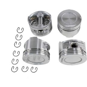 DNJ P900 Piston Set for 1985-1995 / Toyota / 4Runner, Celica, Pickup / 2.4L / SOHC / L4 / 8V / 2366cc / 22R, 22RE, 22REC