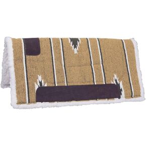 Tough 1 Square Saddle Pad/Fleece Bottom