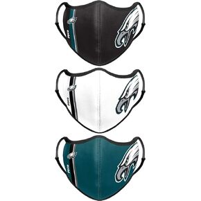 FOCO Philadelphia Eagles NFL Sport 3 Pack Face Cover