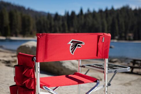 PICNIC TIME NFL Sports Side Table, Beach, Camp Chair for Adults, 19 x 24 x 33, Red in Saudi Arabia