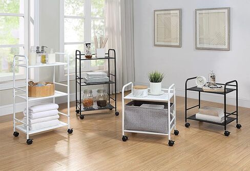 عربة أرفف دوارة ذات 3 طبقات من SunnyPoint Minimalist Style (أبيض) in Kuwait