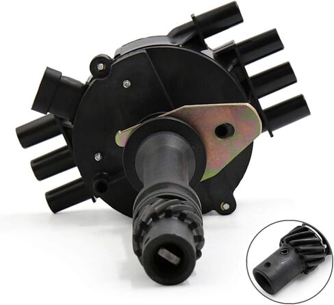 Ignition Distributor with Cap & Rotor Compatible with 1996-2005 Chevy GMC O'ldsmobile Pickup Truck 4.3L V6 Vortec - Replaces# 12570426, 12598210,93441559 in Saudi Arabia