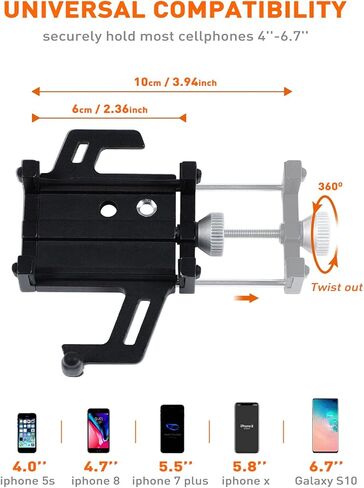 Savadicar JL & JT Metal Phone Holder, Dash Cellphone Mount for 2018-2023 Jeep Wrangler JL JLU & Gladiator JT, Interior Accessories, Black in Saudi Arabia