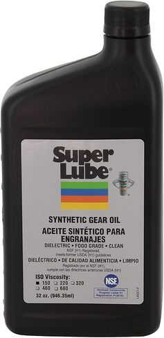 Super Lube 54100 Synthetic Gear Oil ISO 150, 1 Quart Bottle, Translucent in Saudi Arabia