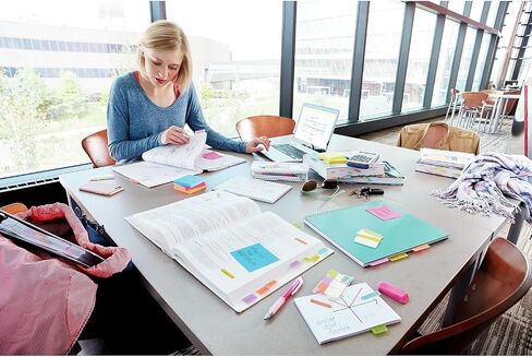 Post-it 680BP2 Standard Page Flags in Dispenser, Bright Pink, 100 Flags/Dispenser in Saudi Arabia
