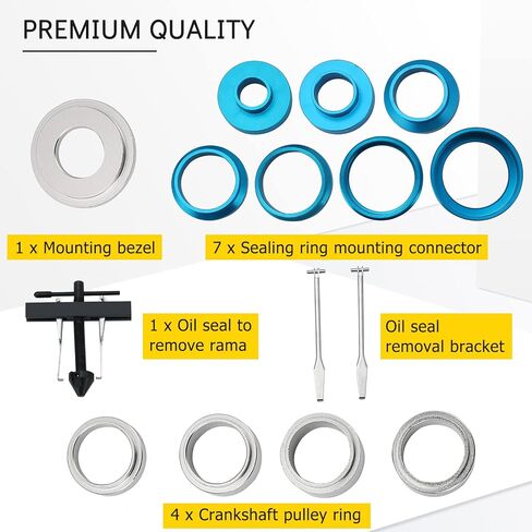Crank Bearing Camshaft Seal Remover and Installer Set | Crankshaft Camshaft Oil Seal Removal Installation Puller Tool,Crank Seal Crankshaft Seal Tool Set in Kuwait