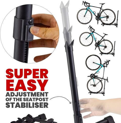 PRO BIKE TOOL Bike Stand for 1 Bicycle - Floor Parking Rack for Garage or Home (New Version) in Saudi Arabia