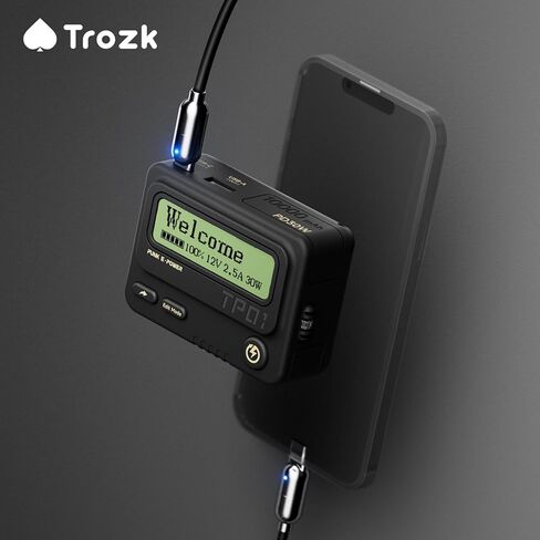 شاحن محمول، PD30W شحن سريع، بطارية احتياطية 10000 مللي أمبير في الساعة مع USB-C/USB-A، شاشة رقمية، إرسال رسالة، شاحن احتياطي لهاتف Samsung Google Pixel LG Moto iPhone iPad إلخ (أسود) in Kuwait