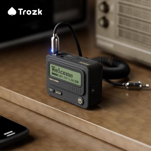 شاحن محمول، PD30W شحن سريع، بطارية احتياطية 10000 مللي أمبير في الساعة مع USB-C/USB-A، شاشة رقمية، إرسال رسالة، شاحن احتياطي لهاتف Samsung Google Pixel LG Moto iPhone iPad إلخ (أسود) in Kuwait