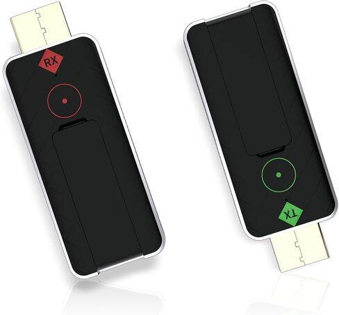 جهاز إرسال واستقبال HDMI لاسلكي من Threesheep Ask Nano عالي الدقة 1080P 131ft موسع HDMI لاسلكي قابل للحمل، محول دونجل للتوصيل والتشغيل للهاتف/الكمبيوتر المحمول/الكمبيوتر الشخصي/جهاز العرض/الفيلم in Kuwait