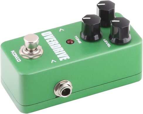 Overdrive Guitar Mini Effects Pedal - Perfect for Guitar and Bass Players! Portable Accessory in Green - FOD3 in Saudi Arabia