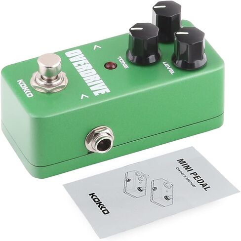 Overdrive Guitar Mini Effects Pedal - Perfect for Guitar and Bass Players! Portable Accessory in Green - FOD3 in Saudi Arabia