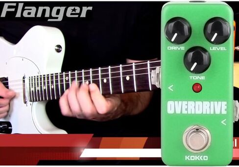 Overdrive Guitar Mini Effects Pedal - Perfect for Guitar and Bass Players! Portable Accessory in Green - FOD3 in Saudi Arabia
