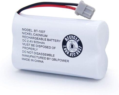 BT1007 BT-1007 BBTY0651101 بطارية قابلة للشحن متوافقة مع Uniden BT904 BT-904 BT1015 BBTY0460001 BBTY0510001 BBTY0624001 HHR-P506 HHR-P506A هاتف لاسلكي (2 حزمة بطاريات BT1007) in Kuwait