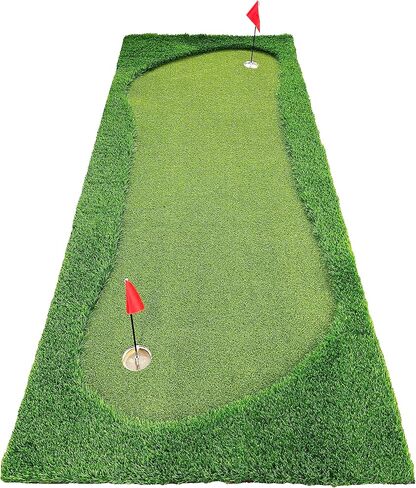 JEF WORLD OF GOLF Professional Large Realistic Putting Training Mat, 4 Feet by 10 Feet, Green (JR1315) in Saudi Arabia