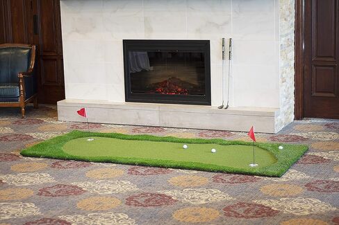 JEF WORLD OF GOLF Professional Large Realistic Putting Training Mat, 4 Feet by 10 Feet, Green (JR1315) in Saudi Arabia