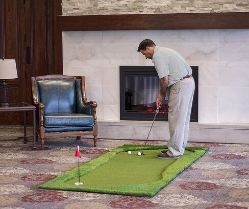 JEF WORLD OF GOLF Professional Large Realistic Putting Training Mat, 4 Feet by 10 Feet, Green (JR1315) in Saudi Arabia