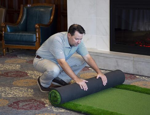 JEF WORLD OF GOLF Professional Large Realistic Putting Training Mat, 4 Feet by 10 Feet, Green (JR1315) in Saudi Arabia