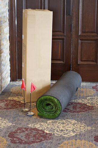 JEF WORLD OF GOLF Professional Large Realistic Putting Training Mat, 4 Feet by 10 Feet, Green (JR1315) in Saudi Arabia