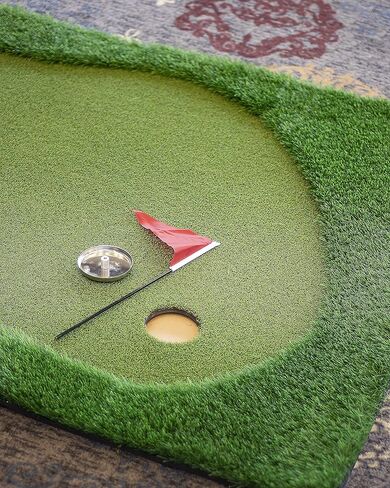 JEF WORLD OF GOLF Professional Large Realistic Putting Training Mat, 4 Feet by 10 Feet, Green (JR1315) in Saudi Arabia