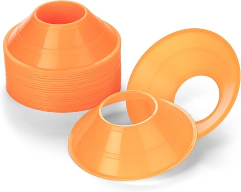 Champion Sports Mini 5" Diameter Flexible Neon Field Cone Sets - Multiple Colors in Saudi Arabia