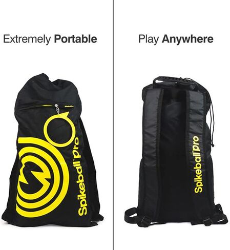 Spikeball Pro Kit (Tournament Edition) - Includes Upgraded Stronger Playing Net, New Balls Designed to Add Spin, Portable Ball Pump Gauge, Backpack - As Seen on Shark Tank TV in Saudi Arabia