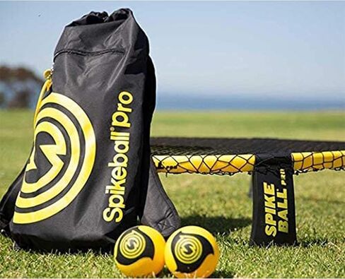 Spikeball Pro Kit (Tournament Edition) - Includes Upgraded Stronger Playing Net, New Balls Designed to Add Spin, Portable Ball Pump Gauge, Backpack - As Seen on Shark Tank TV in Saudi Arabia