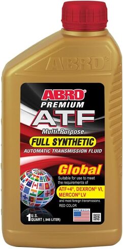 ABRO Automatic Transmission Fluid Type A, 1 Quart, Quality Economical ATF Fluid, Formulated from Select Base Oils with Anti-Foam Additive, Red Dye Leak Detector, Straight Mineral Oil Lubrication in Saudi Arabia