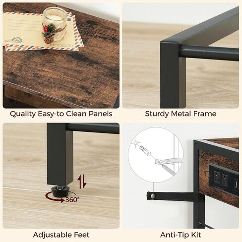 حامل جيتار صوتي 4 حامل، جيتار كهربائي، باس، حامل رف جيتار متعدد، أرضية قابلة للتعديل للقيثارات، ملحقات أمبير الجيتار، لاستوديو الموسيقى المنزلي، بني ريفي GSHR33E01 in Kuwait