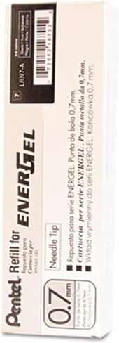 حبر إعادة تعبئة Pentel لقلم الجل السائل EnerGel، 0.7 مم، طرف إبرة، حبر بنفسجي، عبوة من قطعة واحدة (LRN7-V) in Saudi Arabia