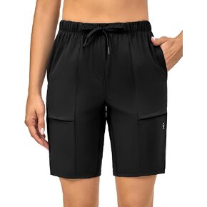 Little Donkey Andy Women's Quick Dry Cool Running Shorts Stretch Lightweight Jogger Athletic Hiking Capri Pant