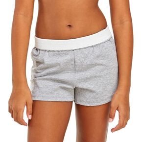 Soffe Girls' Authentic Cheer Short, Grey Heather, X-Small (1-Pack)