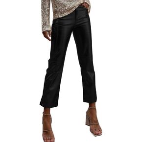 Shiny Metallic Pants Women Holographic Glitter Pants Women Rave Dance Pants Cropped Pants