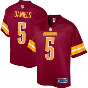 Men's Jayden Daniels Burgundy Washington Commanders Pro Line Jersey