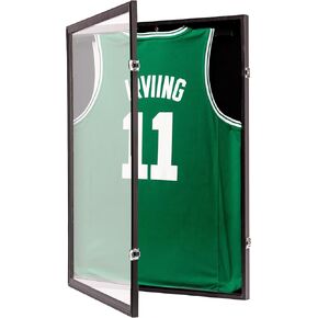 Jersey Frame Display Case – Sports Jersey Display Frame with 98% UV Protection for Football, Baseball, Basketball, Hockey, Soccer, Uniform & T-Shirt