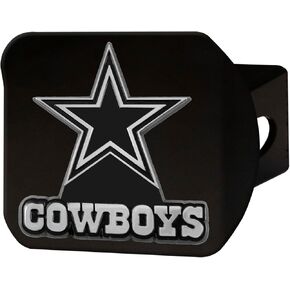 FANMATS NFL Unisex-Adult Black & Chrome Logo