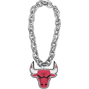 aminco Chicago Bulls Fan Chain, Silver