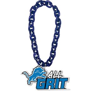 aminco Detroit Lions All Grit NFL Fan Chain, Royal