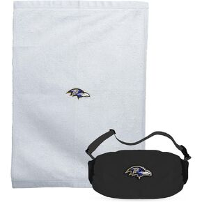 NORTHWEST NFL Baltimore Ravens Quarterback Towel and Handwarmer, One Size, Team Colors