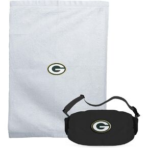 NORTHWEST NFL Green Bay Packers Quarterback Towel and Handwarmer, One Size, Team Colors