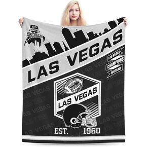 Lightweight Football City Throw Blanket Fan Ideal Gift Flannel Blanket and Comfortable for Men Indoor Sofa Couch Bed Style2 60X50IN
