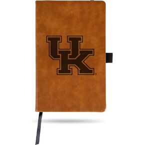 Rico Industries NCAA Kentucky Wildcats Brown Laser Engraved Small Notepad Jounral/Notepad 8.25" x 5.25"- Office Accessory