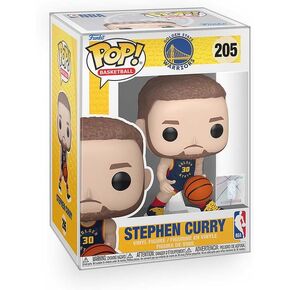 Pop Basketball - Stephen Curry Crossover in 2024 City Edition Uniform Vinyl Figure Collectibles Bundle with Compatible Funko Box Protector