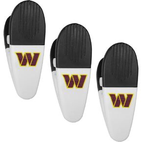Siskiyou Sports NFL Washington Commanders Mini Chip Clip Magnets, 3 pk, One Size