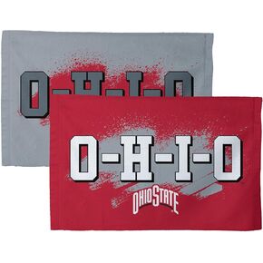 Northwest NCAA Ohio State Fan Towel 2-Pack, 16" x 25", O-H-I-O