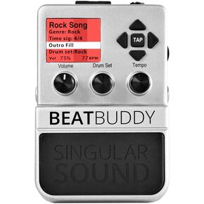 BeatBuddy 10th Anniversary Edition the Only Drum Machine That sounds Human and is Easy To Use (Black)