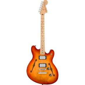 Affinity Series® Starcaster® Deluxe, Maple Fingerboard, Sienna Sunburst